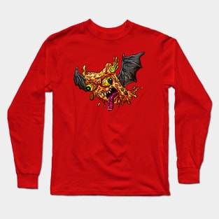 Bat Pizza Long Sleeve T-Shirt